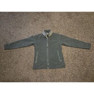 Patagonia Womens Synchilla Fleece Jacket Size Medium Green Outdoor Sweater
